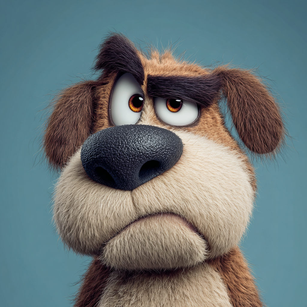 Grumpy Dog